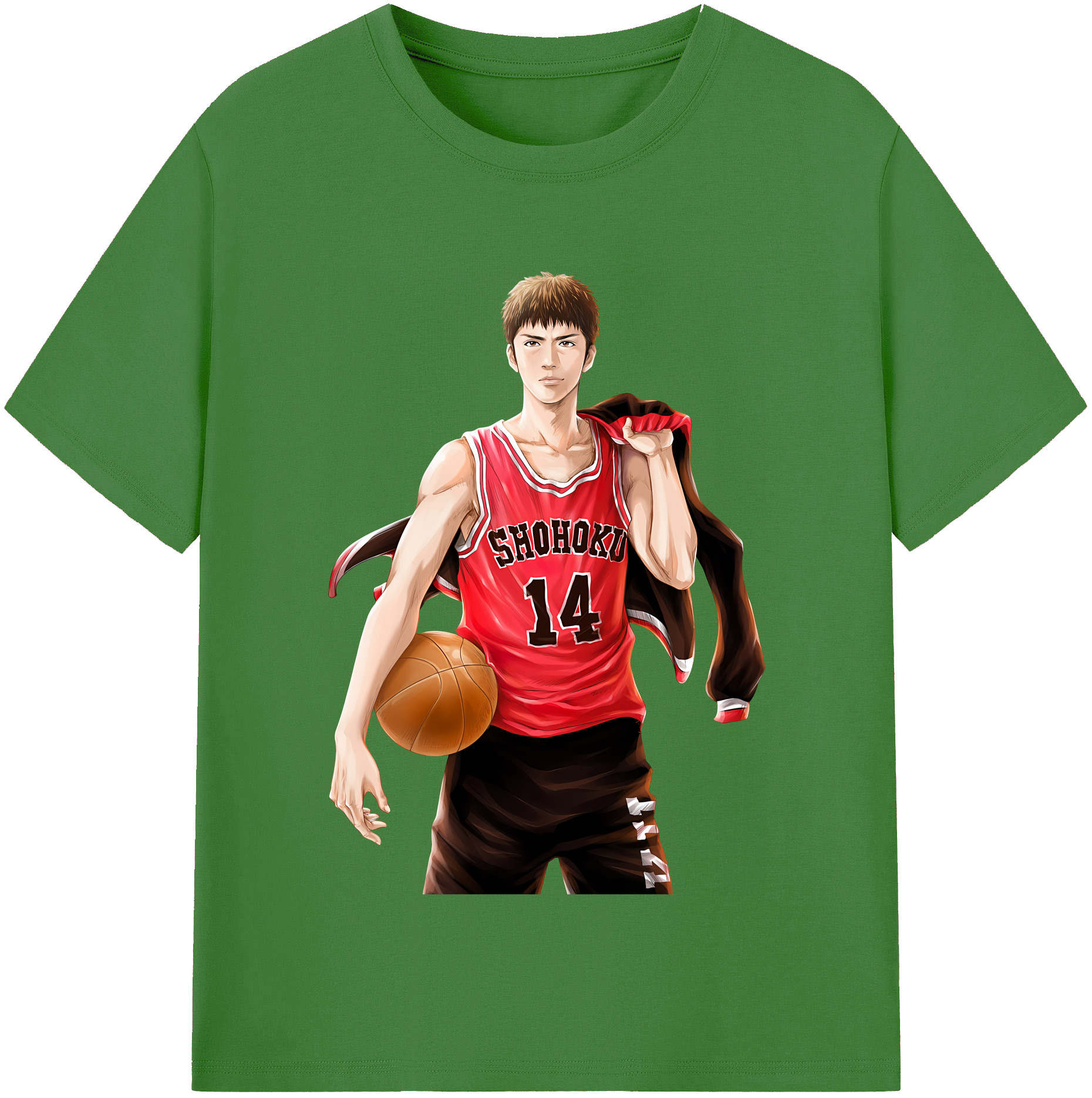 （画像用） SLAM DUNK／スラムダンク レディースカジュアルプリントTシャツ（綿100％）